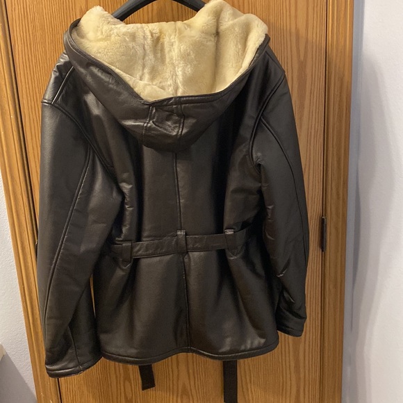 Wilsons Leather leather jacket with faux fur lining - Picture 8 of 12